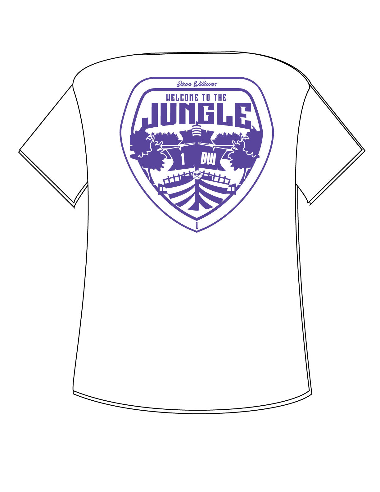 Dixon Williams "Welcome To The Jungle" NIL T-Shirt